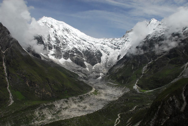 Langtang Lirung and the Lirung Glacier, Kyanjin Gompa, Nepal