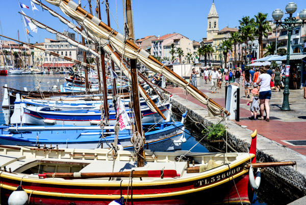 The very pretty boats of Sanary-sur-Mer