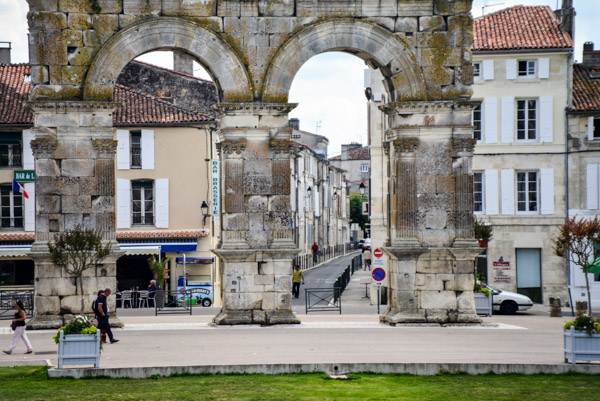 This Impressive Roman arch stands by the river in Saintes.