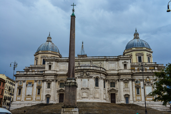 The Basilica di Santa Maria Maggiore just outside the hotel.