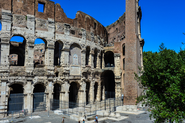 The colossal Colloseum - just as impressive in real life.