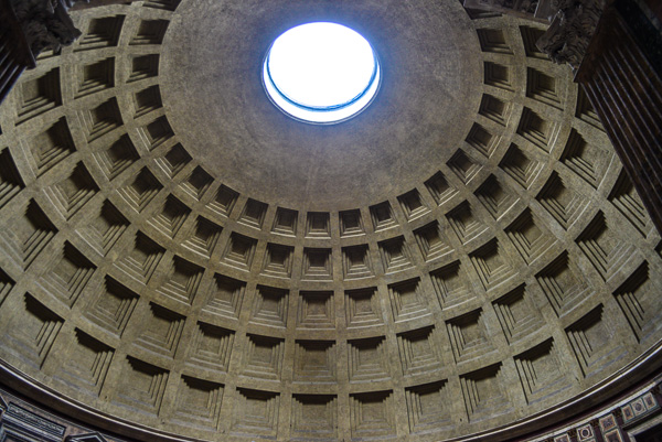 The dome of the Pantheon really is impressive.