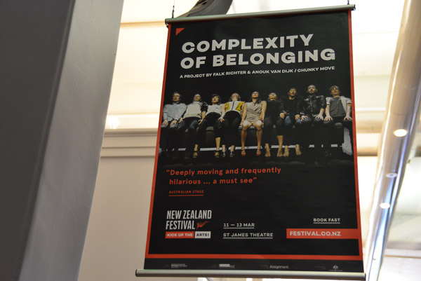 'Complexity of belonging' at the James Theatre in Wellington.