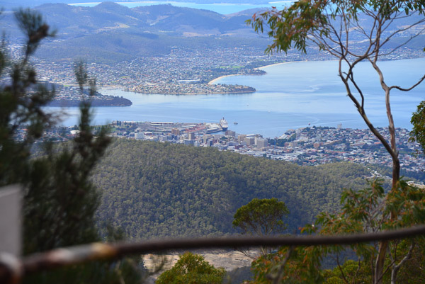 The harbour and Islands of Hobart.