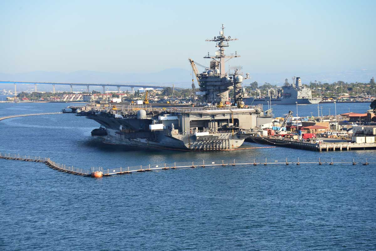 Aircraft carrier San Diego, California
