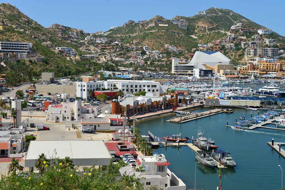 The harbour at Cabo San Lucas, Mexico