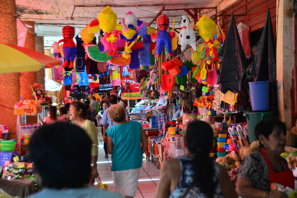 The market in Tapachula, Mexico