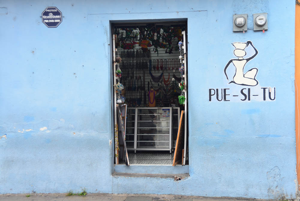 Jewelry shop in the city of Antigua, Guatemala