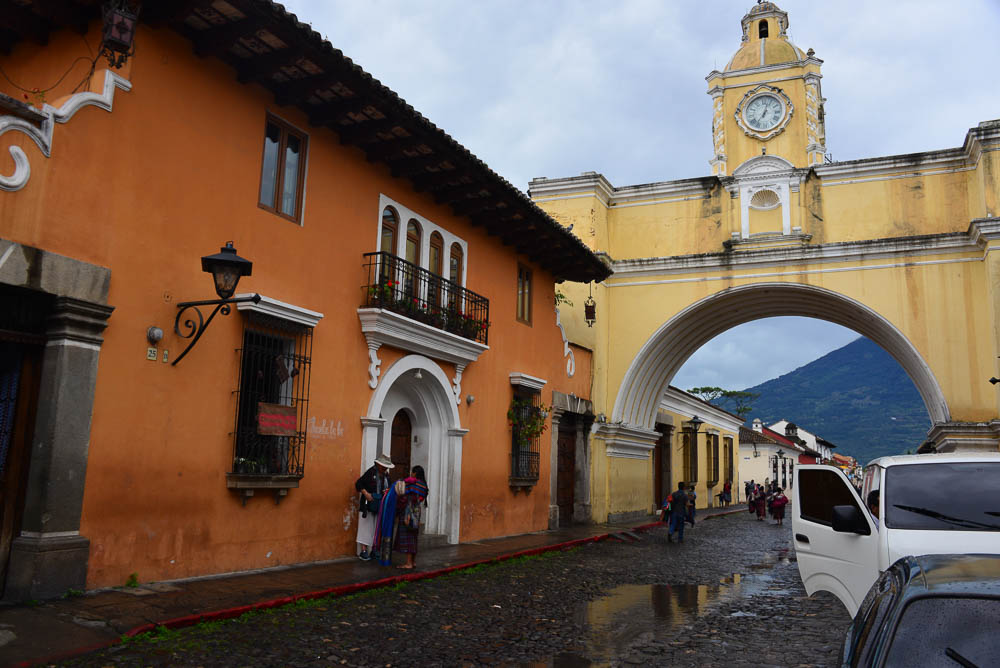 Arch in the city of Antigua, Guatemala