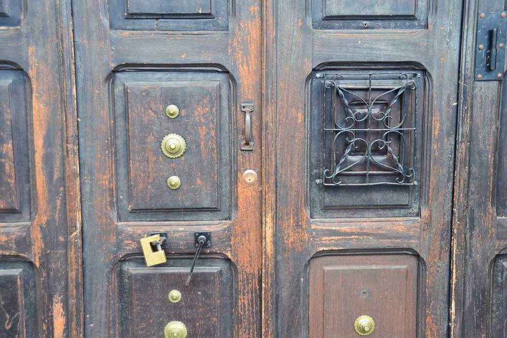 Door in the city of Antigua, Guatemala