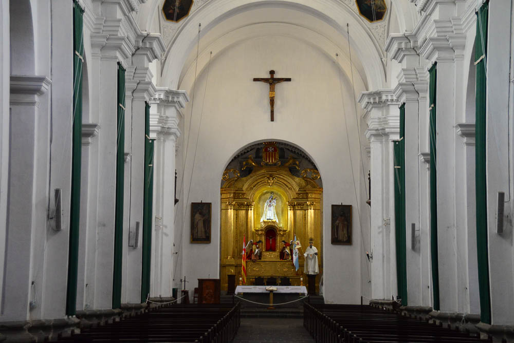 Iglesia de la Merced in the city of Antigua, Guatemala 