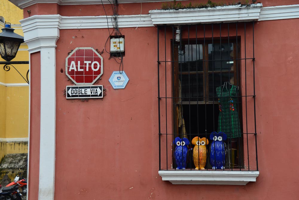 Shop in the city of Antigua, Guatemala