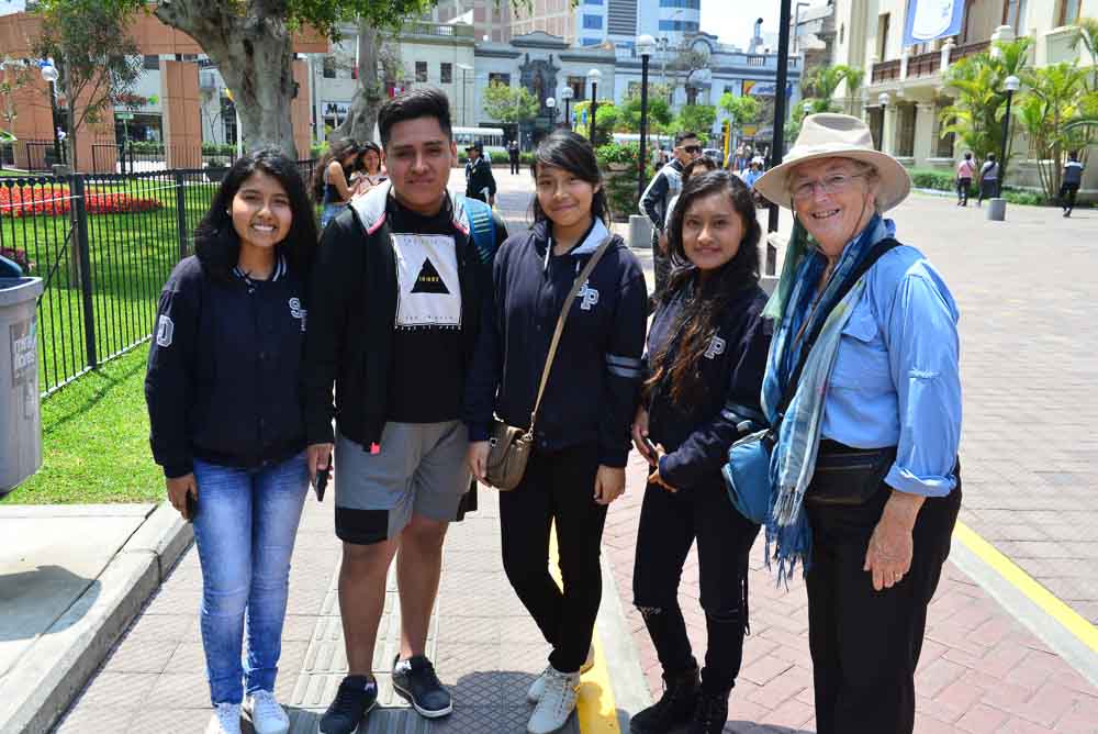 Students in Lima Peru