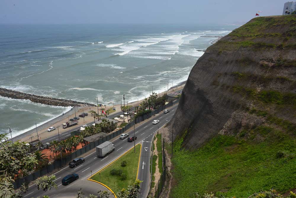 Coast in Mille Flores Lima Peru
