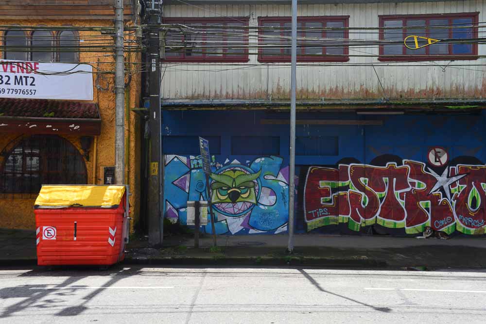 Street art in Puerto Montt Chile