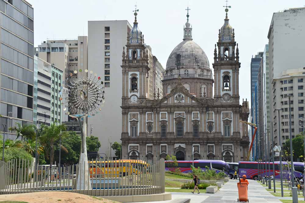Igraja de Nossa Senhora Candelaria in Rio de Janeiro, Brazil 
