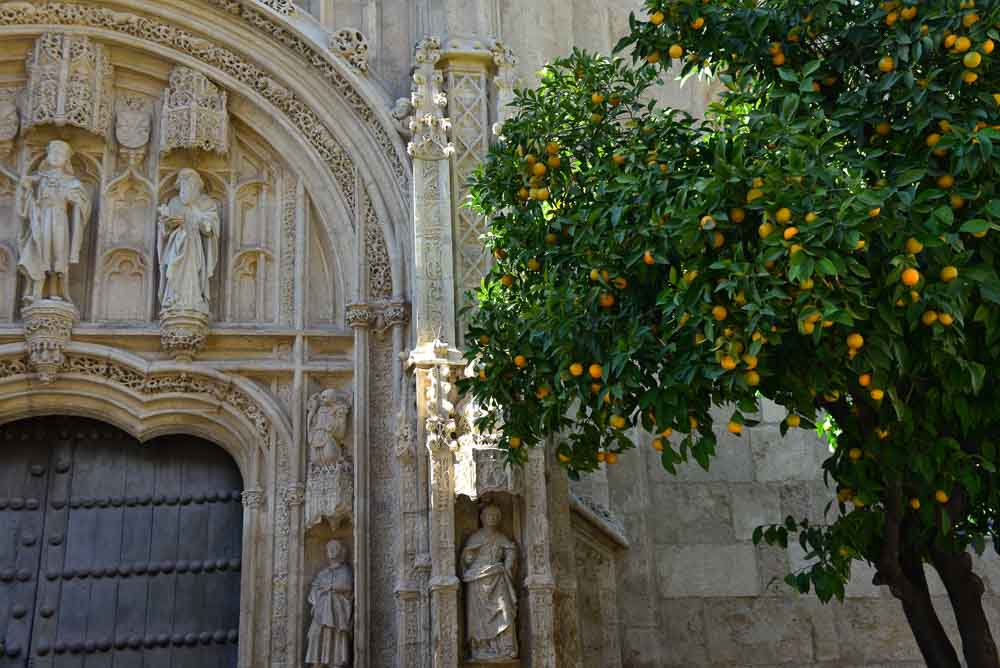Outside the Mosque-Cathedral of Córdoba Spain