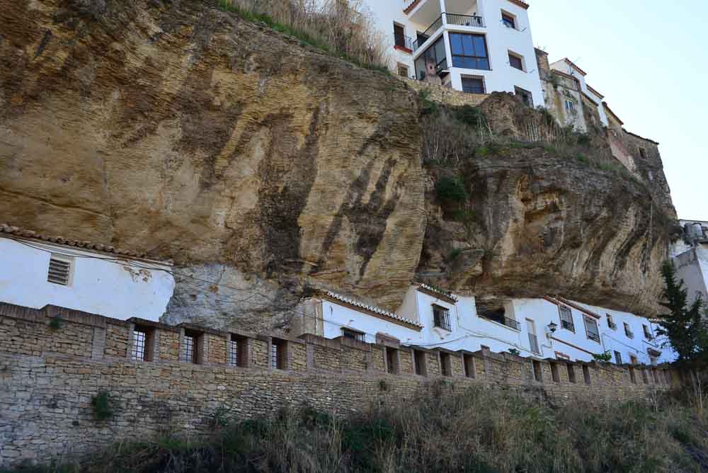 The built-in-the-rock houses of Sentenil Spain