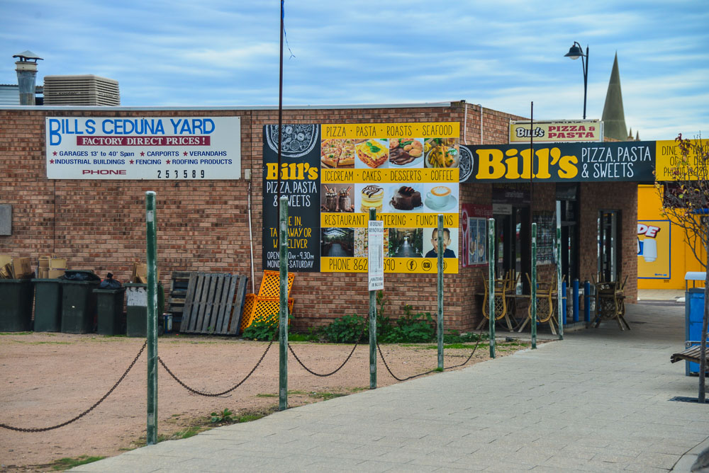 Advertising signs for Bill in Ceduna