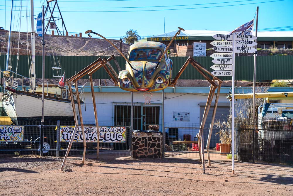 An images of the Opal Bug in Coober Pedy
