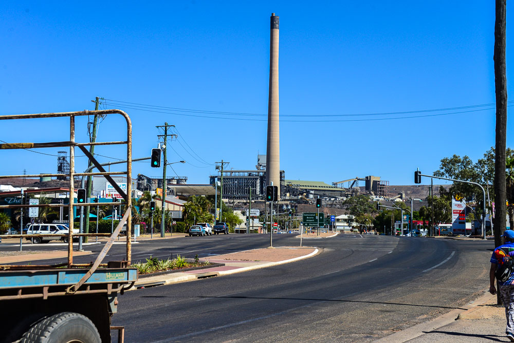 Image of the Mount Isa Mines processing plant in central Mount Isa
