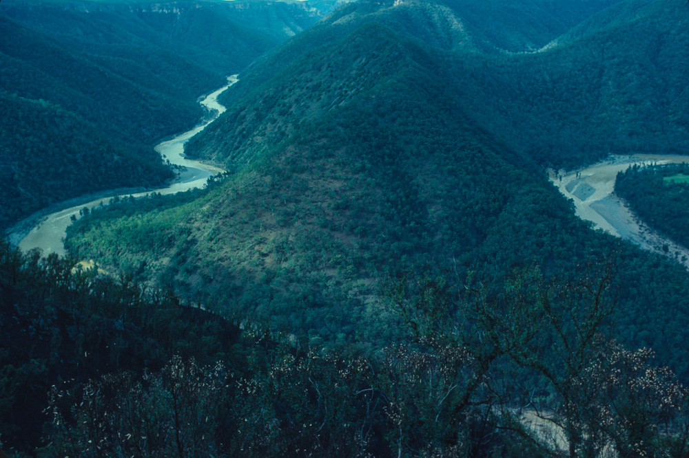 The Shoalhaven river gorge in it's lower reaches.'