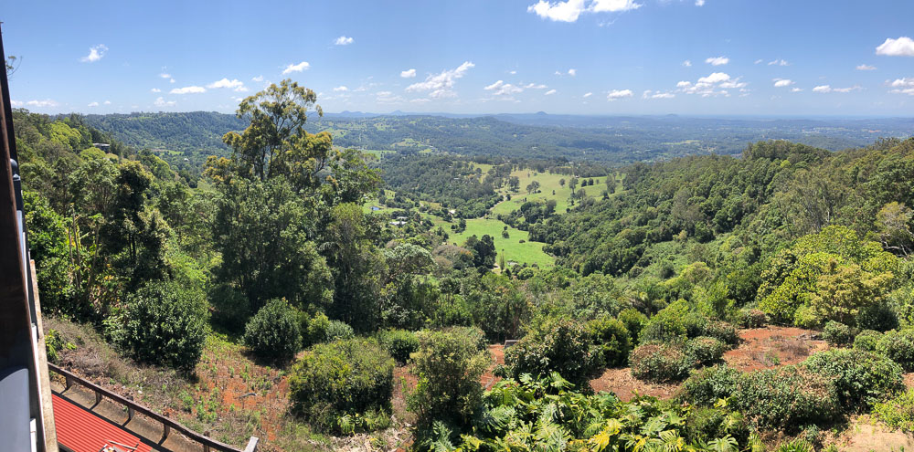 The view from the ridge in Montville