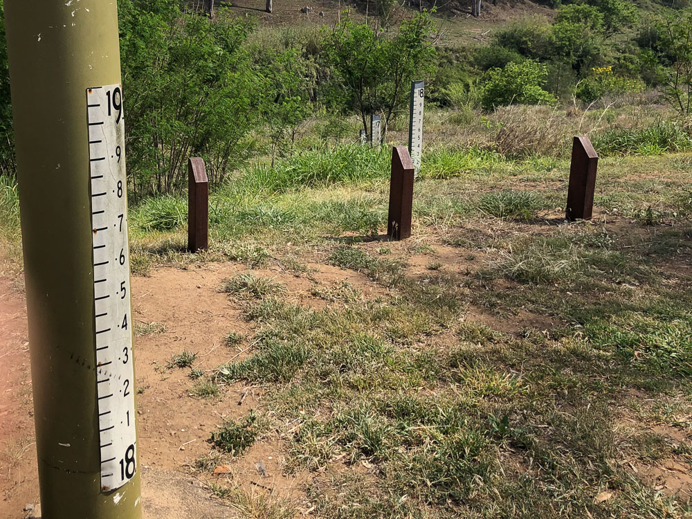 Yes, these markers measure up to 19 metres above the normal level - Wow!